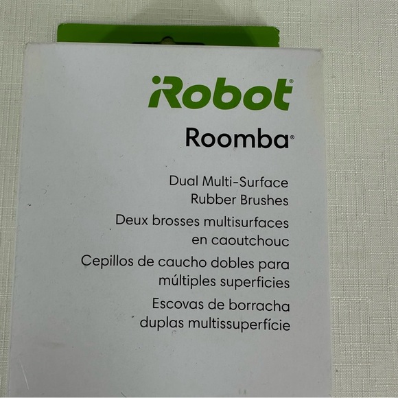 iRobot Roomba S Series Dual Multi-Surface Rubber Replacement Brushes Green New - Picture 2 of 9